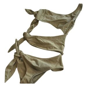 Olive Green Bikini one piece